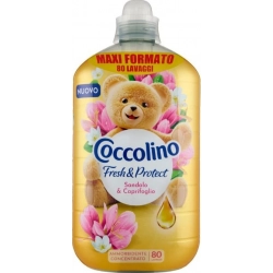 COCCOLINO SANDALO & CAPRIFOGLIO płyn do płukania tkanin 1,85L 80 płukań